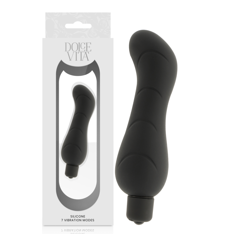 G-spot Vibrator Zwart Siliconen