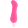 Vibrador de silicona rosa punt G