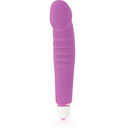 Realistic Pleasure Vibrator Lila od Silikona