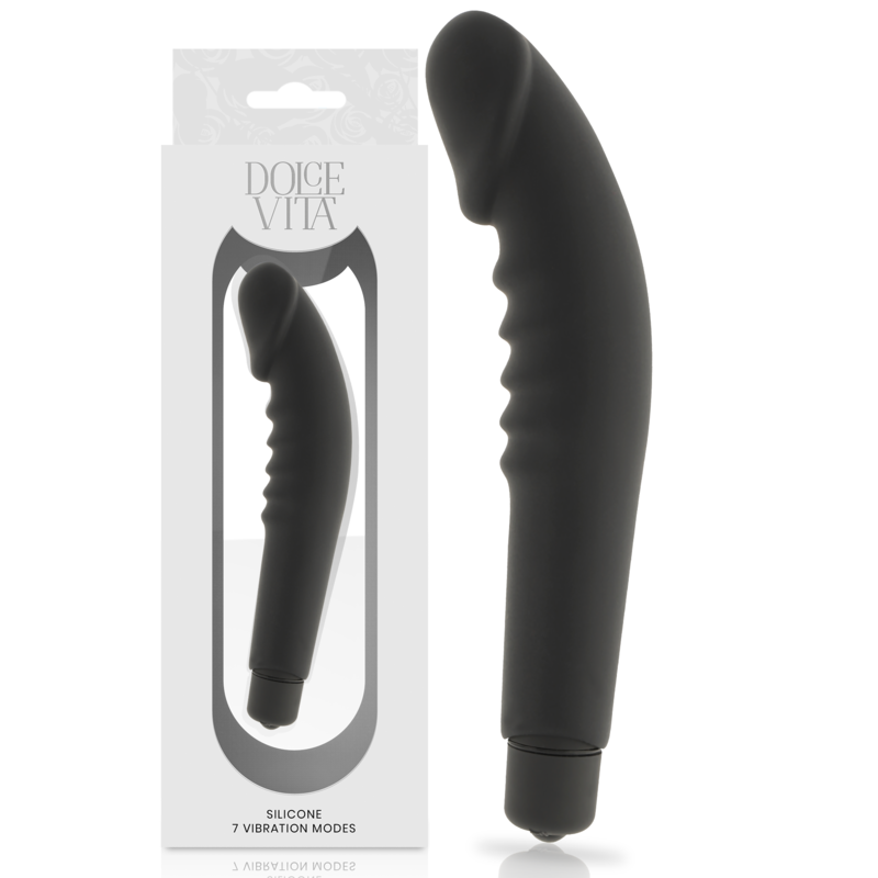 Realistic Pleasure Vibrador Silicona Negre Realistic Pleasure Vibrador Silicona Negre