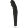 Vibromasseur en Silicone Noir Plaisir Réaliste