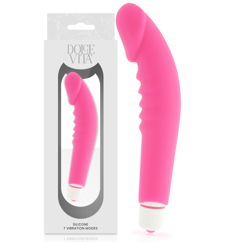 Realistic Pleasure Vibrador Silicona Rosa