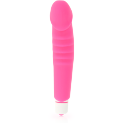 Realistic Pleasure Vibratore Silicone Rosa