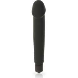 Vibrador realista de silicona negre