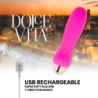 Genopladelig Vibrator Five Rosa 7 Hastigheder