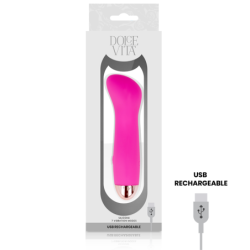 Genopladelig Vibrator One Rosa 7 Hastigheder