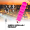 Vibrator Reîncărcabil Six Roz 7 Viteze