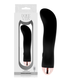 Vibrador Recargable Two Negro 7 Velocidades