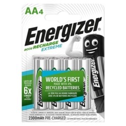 Extreme Oplaadbare Batterij Hr6 Aa 2300Mah Blister*4