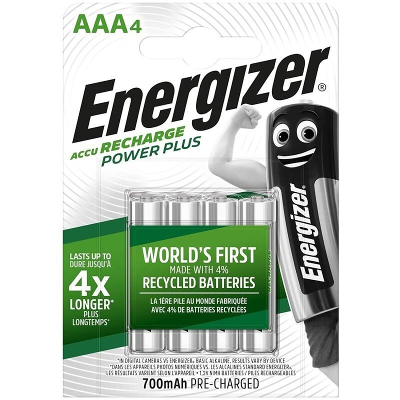 Pilas Recargables Aaa4 Blister 4