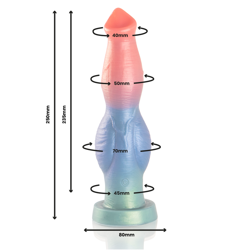 Arion Dildo Symfónia Potešenia Nabíjateľný Diaľkové Ovládanie