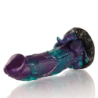 Basilisk Dildo s dvojitým požitkem šupinatý velký