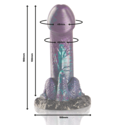 Basilisk Divkāršs Baudas Zvīņains Mazs Izmēra Dildo