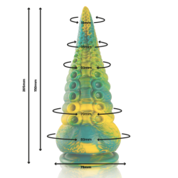 Cetus Dildo Tentacule Vert Grande Taille