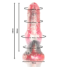 Helios Dildo Com Testículos Calor E Êxtase