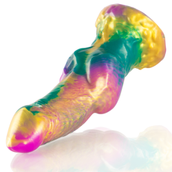 Iris Dildo Con Testicoli Arcobaleno Di Piacere