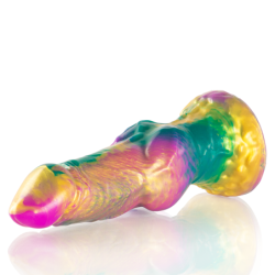 Iris Dildo Con Testicoli Arcobaleno Di Piacere