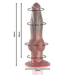 Prometheus Dildo Titan V plamenech Dobíjecí Dálkové ovládání