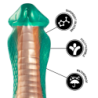 Gode Python Cobra Vert