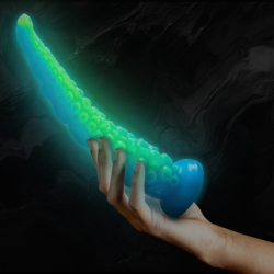 Scylla Dildo Tentacul Subțire Fluorescent Mărime Mare