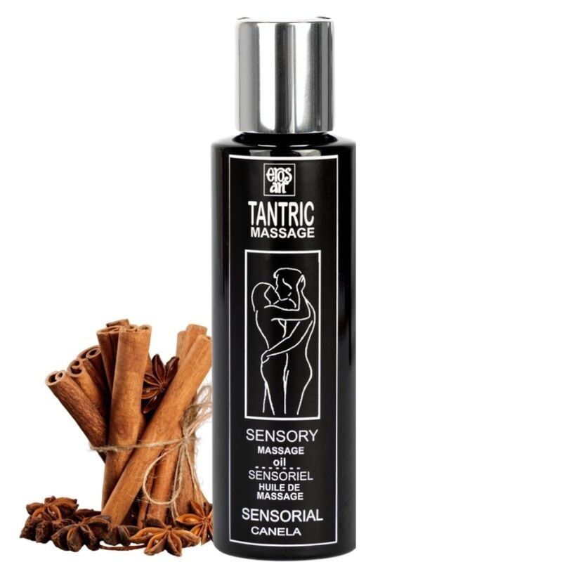 Tantrisk Natur- og Afrodisiakum Massageolie med Kanel 100 ml