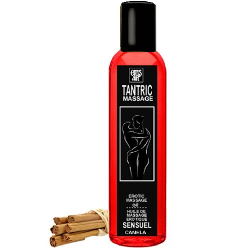 Naravno tantrično masažno olje z afrodiziakom in cimetom 30 ml