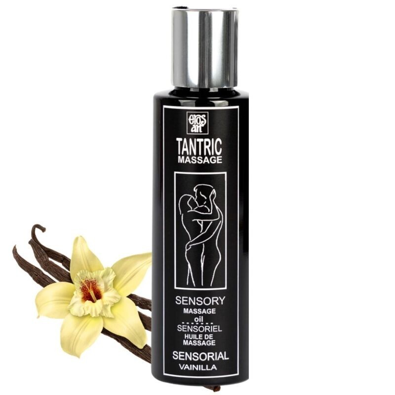 Olio da Massaggio Tantrico Naturale e Afrodisiaco Vaniglia 100 Ml