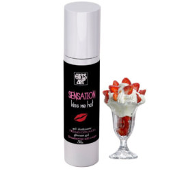 Sensattion Lubricante Natural Fresas Con Nata 50 Ml