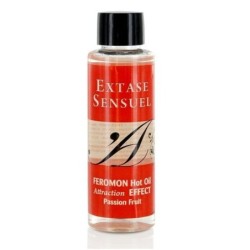Aceite Masaje Efecto Calor Con Feromonas Fruta De La Pasion 100 Ml