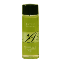 Aceite Masaje Efecto Calor Con Feromonas Mojito 100 Ml