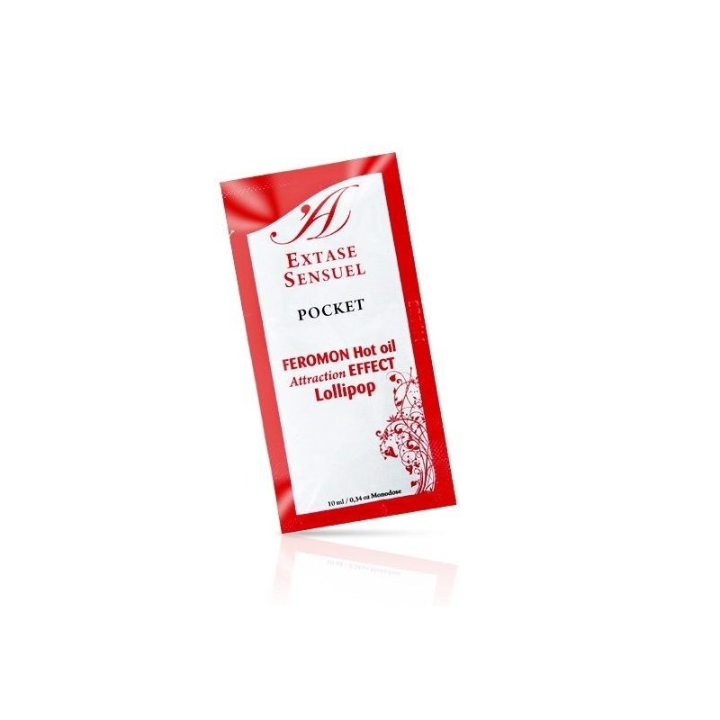 Olio da Massaggio Effetto Calore Feromoni Lecca-lecca 10 Ml