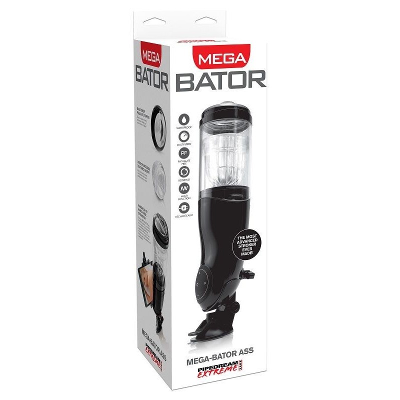 Pdx Mega Bator Usb Masturbatore Maschile Ano Nero