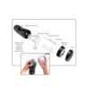 Pdx Mega Bator Usb Meeste Masturbaator Tupe Valge