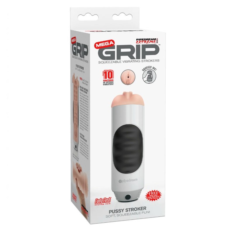 Pipedream Mega Grip Vibrator Masturbator za vagino