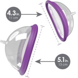 Oplaadbare Clitoris Zuigpomp Kit Maat S/L