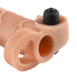 Fantasy X- Tensions - Extensão Para O Pénis Com Vibrador Real Feel 1
