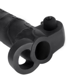 Fantasy X- Tensions - Prolunga Per Pene Con Vibratore Real Feel 2 Nero