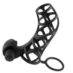 Fantasy X-Tensions - Manșon Penian din Silicon cu Vibrator