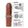Fantasy X- Tensions - Mega 2 Rjava Podaljšek Za Penis