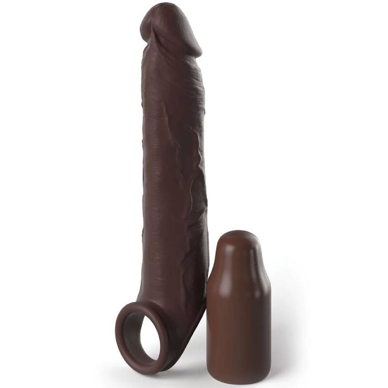 Fantasy X- Tensions - Pipedreams Extension W Strap 17,78 Cm Marrone