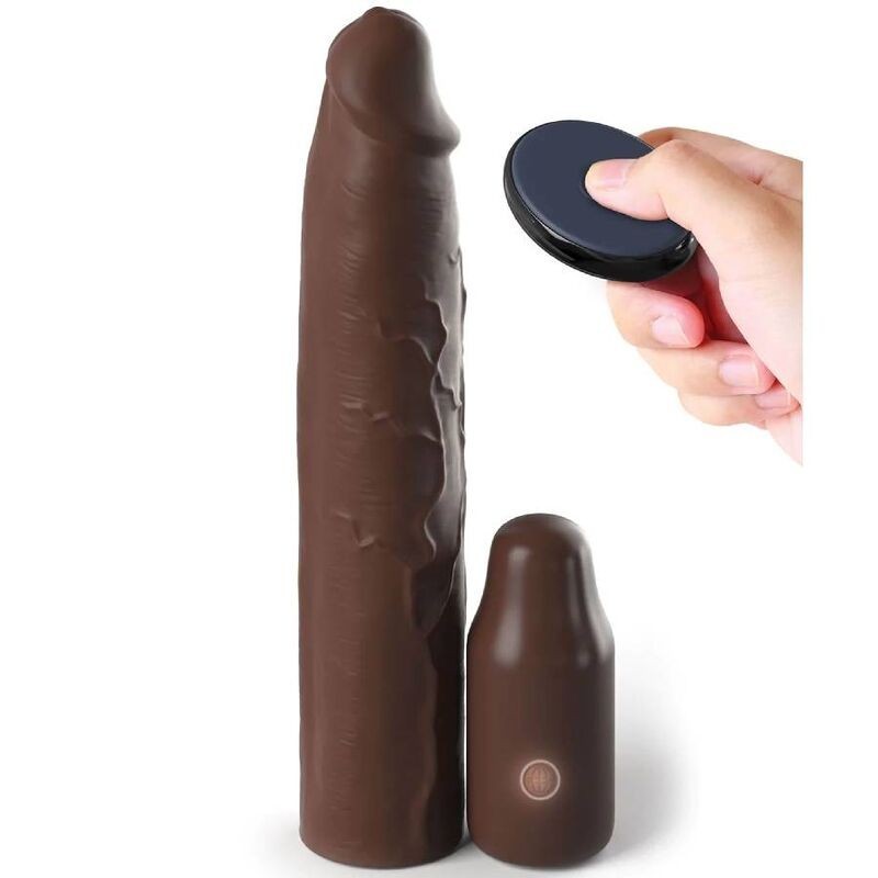 Fantasy X- Tensions - Pipedreams Sleeve 22,86 Cm + 7,62 Cm Plug Télécommandé Marron