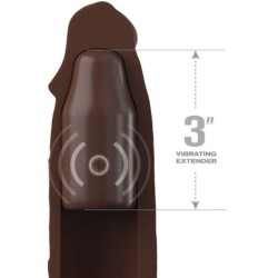 Fantasy X- Tensions - Pipedreams Sleeve 22,86 Cm + 7,62 Cm Plug Remote Braun
