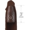 Fantasy X- Tensions - Pipedreams Sleeve 22,86 Cm + 7,62 Cm Plug Remote Brown