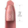 Fantasy X- Tensions - Manchon Pipedreams 22,86 Cm + Plug 7,62 Cm Télécommandé Skin