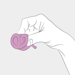 Eve Menstruālā piltuve no silikona - L izmērs