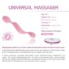 Universal Vibrator Massager Silikon Rosa