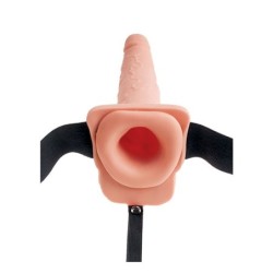 9 Postroj s realistickým ejakulačním penisem 22,9 cm