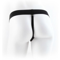 9 Arnês Com Testículos Oco Man 22.9 Cm Castanho