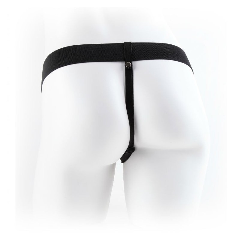 9 Arnês Com Testículos Oco Man 22.9 Cm Castanho