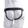 Arreio Ajustável Controlo Remoto Pénis Realista Com Testículos Recarregável E Vibrador 15 Cm